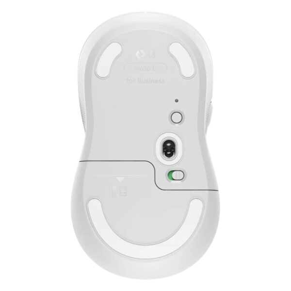 Mouse raton logitech m650 for business grande wireless inalambrico blanco crudo - Imagen 3