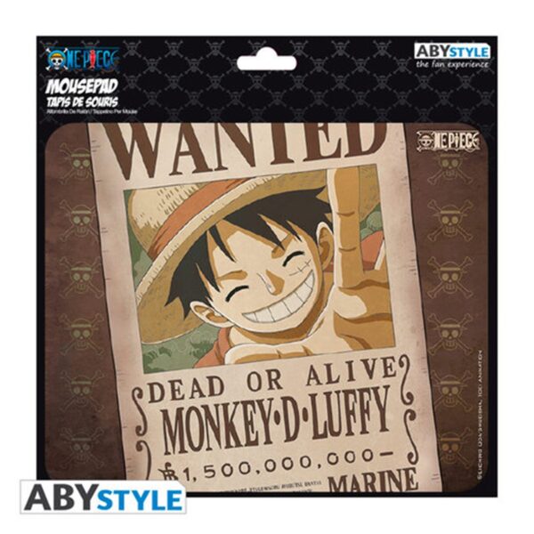 Alfombrilla raton abysse one piece cartel recompensa : luffy - Imagen 2