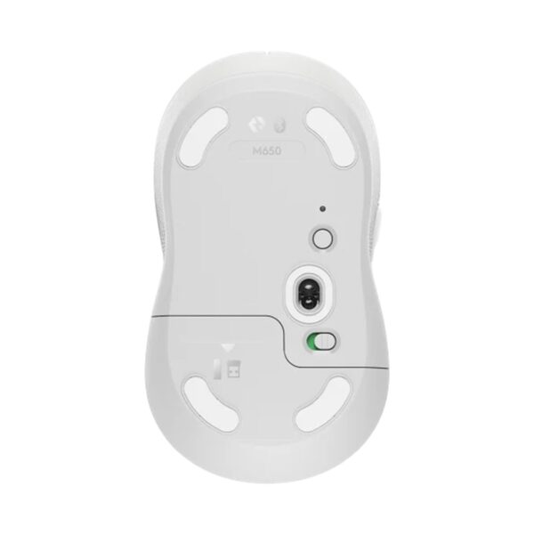 Mouse raton logitech m650 mediano optico wireless inalambrico blanco crudo - Imagen 2