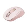 Mouse raton logitech m650 mediano optico wireless inalambrico rosa - Imagen 3