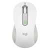 Mouse raton logitech m650 grande optico wireless inalambrico blanco crudo