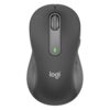 Mouse raton logitech m650 para zurdos optico wireless inalambrico negro