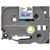 Cinta laminada brother tze541 18mm x 8m azul - negro - Imagen 2