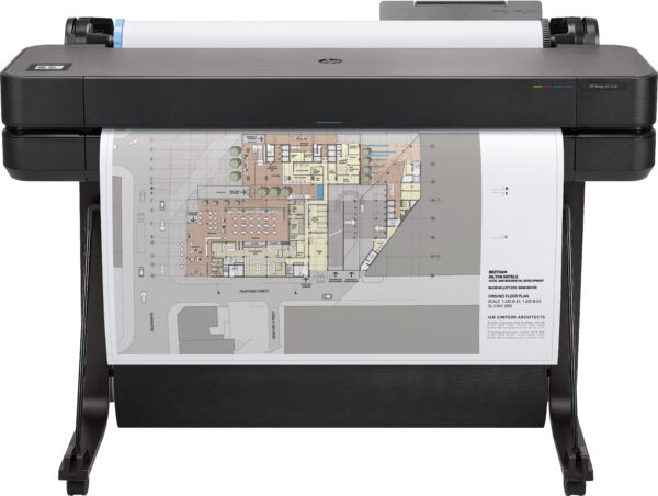 Plotter hp designjet t630 a0 36 pulgadas -  2400ppp -  usb -  red -  wifi -  wifi - direct -  pedestal -  cortadora horizontal automatica