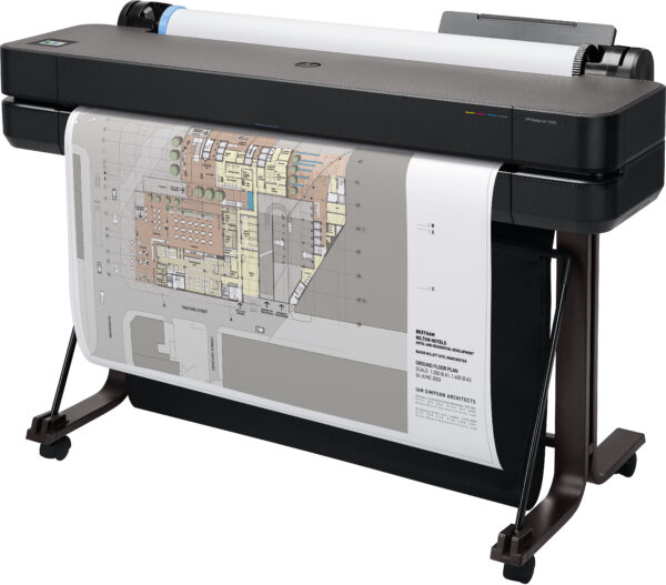 Plotter hp designjet t630 a0 36 pulgadas -  2400ppp -  usb -  red -  wifi -  wifi - direct -  pedestal -  cortadora horizontal automatica - Imagen 2