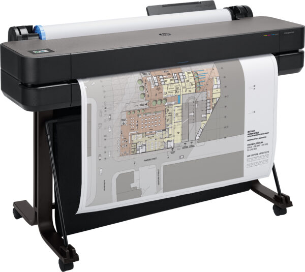 Plotter hp designjet t630 a0 36 pulgadas -  2400ppp -  usb -  red -  wifi -  wifi - direct -  pedestal -  cortadora horizontal automatica - Imagen 3