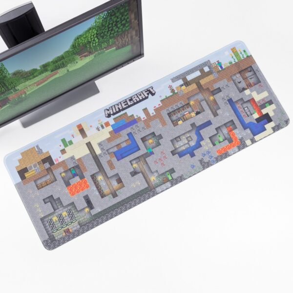Alfombrilla escritorio paladone minecraft world - Imagen 3