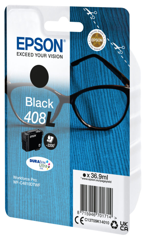 Cartucho tinta epson 408l negro durabrite 408l ultra ink - Imagen 2