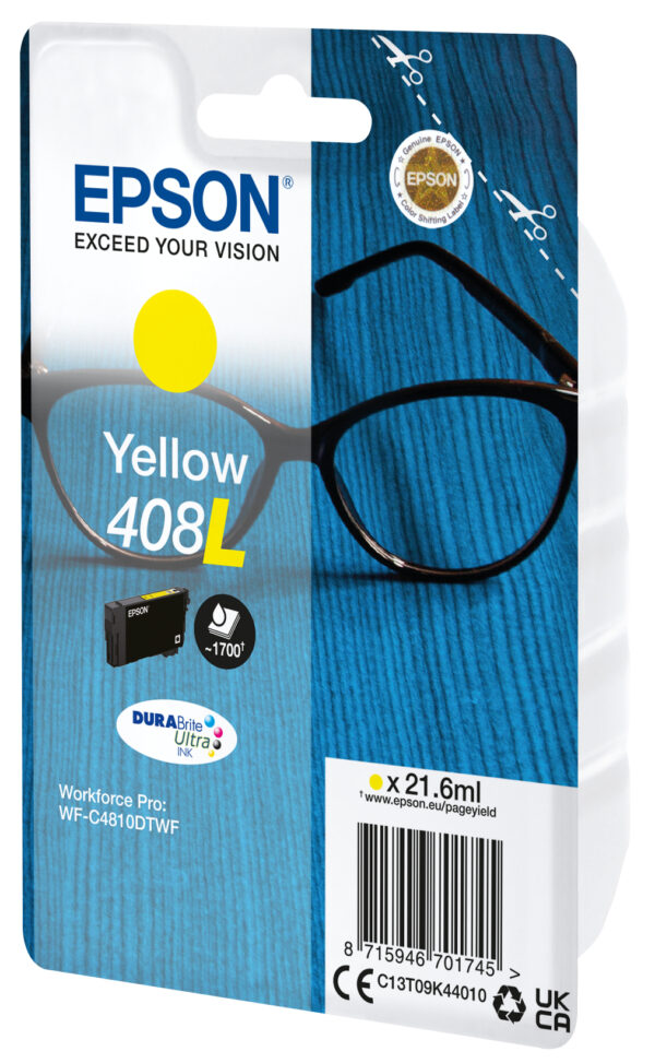 Cartucho tinta epson 408l amarillo durabrite 408l ultra ink - Imagen 2