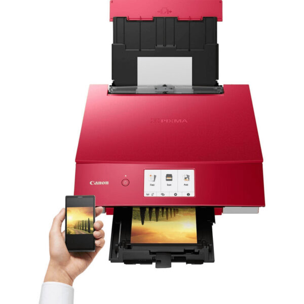 Multifunción inyección canon pixma ts8352a color wifi duplex rojo - Imagen 2
