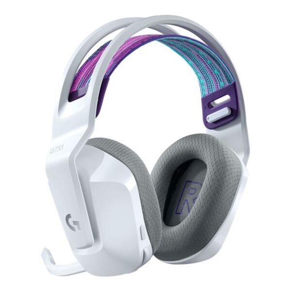Auricular con microfono logitech g g733 gaming wireless inalambrico blanco - Imagen 3