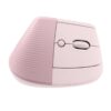 Mouse raton vertical logitech lift 6 botones 4000 dpi wireless inalambrico rosa - Imagen 2