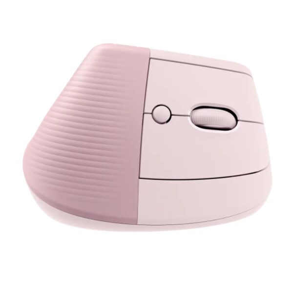 Mouse raton vertical logitech lift 6 botones 4000 dpi wireless inalambrico rosa - Imagen 2