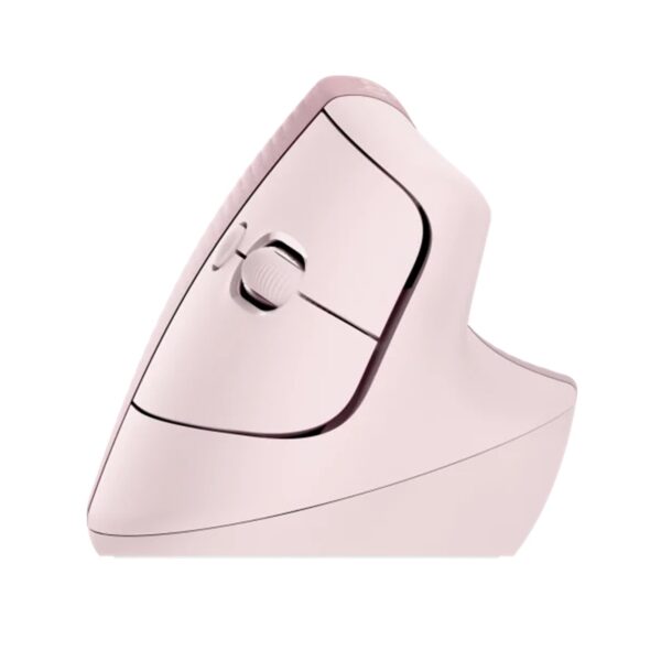 Mouse raton vertical logitech lift 6 botones 4000 dpi wireless inalambrico rosa - Imagen 3