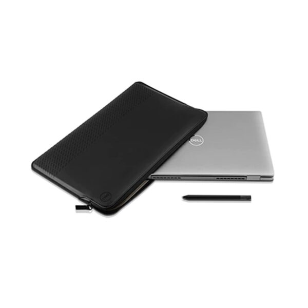 Maletin dell ecoloop leather sleeve para portatil 14 pulgadas negro - Imagen 2