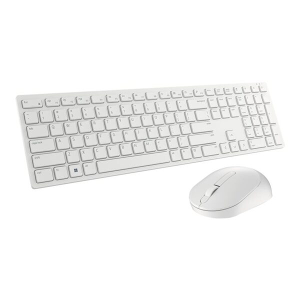 Kit teclado + mouse raton dell pro km5221w wireless inalambrico blanco - Imagen 2