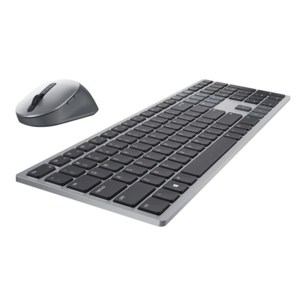 Kit teclado + mouse raton dell premier multi - device km7321w wireles inalambrico gris titanio - Imagen 2