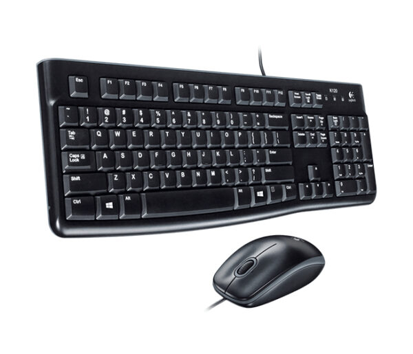 Teclado + mouse raton logitech desktop mk120 usb italiano - Imagen 3