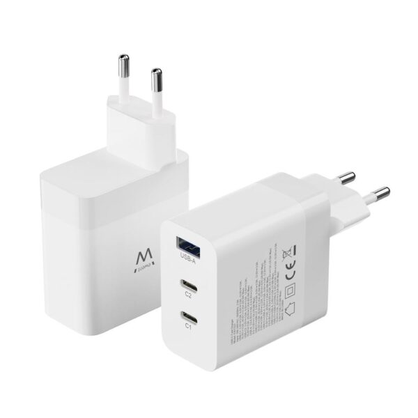 Cargador rapido ewent ew1323 65w 2 x usb tipo c 1 x usb tipo a - Imagen 2
