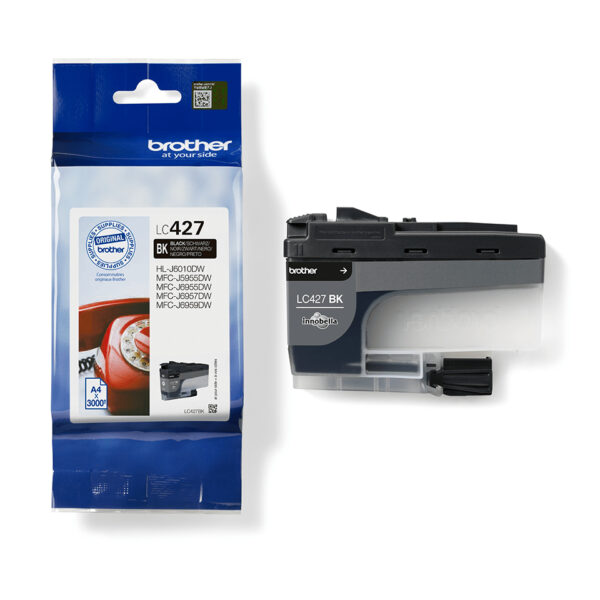 Cartucho tinta brother lc427bk negro 3000 paginas - Imagen 3