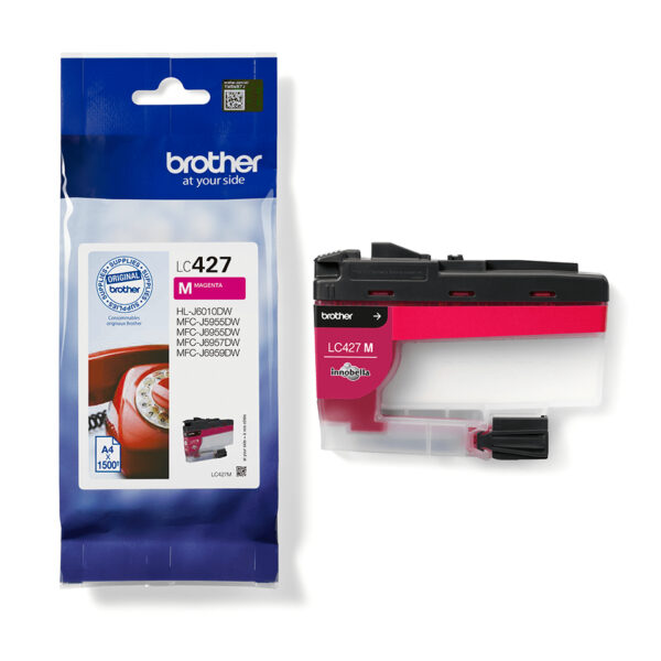 Cartucho tinta brother lc427m magenta 1500 paginas - Imagen 3