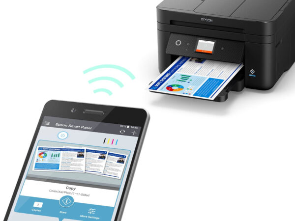 Multifunción inyección epson workforce wf - 2960dwf color wifi duplex fax - Imagen 3