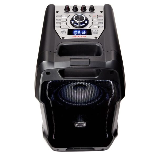 Altavoz trolley aiwa kbtus - 400 50w rms con karaoke karaoke 1 micro inalambrico 1 micro con cable - Imagen 2