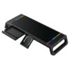 Soporte sobremesa gaming conceptronic hub usb 2.0 luz rgb - Imagen 2