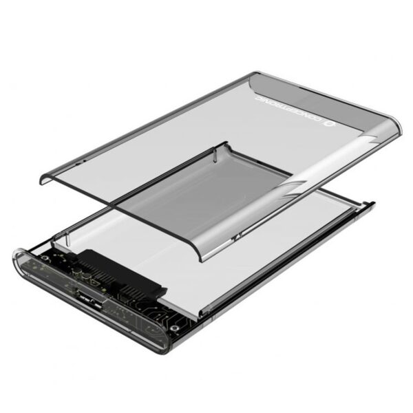 Caja externa conceptronic usb 3.0 sata transparente sin tornillos dante03t - Imagen 2