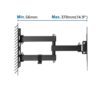 Soporte de pared ewent ew1522 para tv hasta 43 pulgadas carga maxima 30kg - Imagen 3