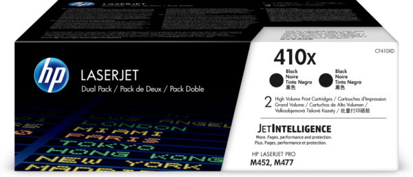 Pack toner hp laserjet 410x alta capacidad 2 uds cf410xd - Imagen 2