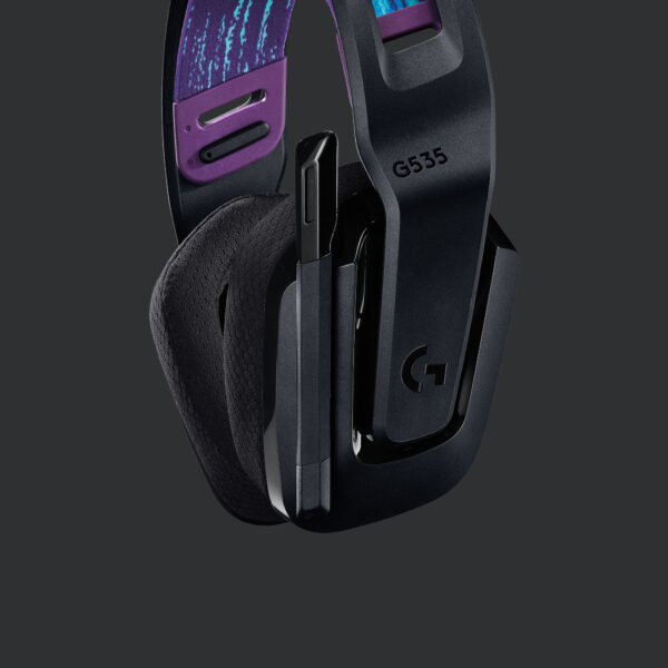 Auriculares con microfono logitech g g535 gaming wireless inalambrico negro - Imagen 2