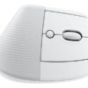 Mouse raton vertical logitech lift para mac 6 botones 4000 dpi wireless inalambrico blanco hueso - Imagen 3