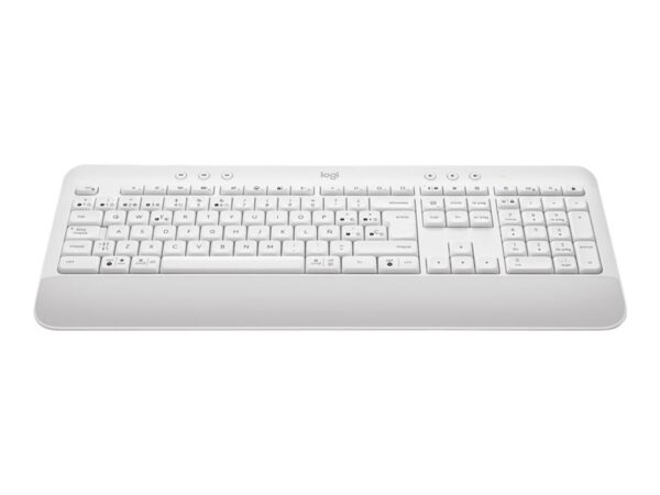 Teclado logitech signature k650 wireless inalambrico blanco hueso - Imagen 2