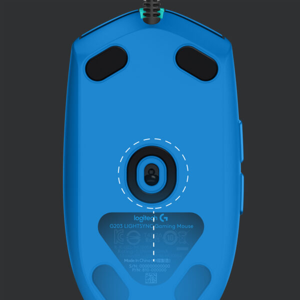Mouse raton logitech g203 lightsync azul gaming 8.000 dpi 6 botones - Imagen 3