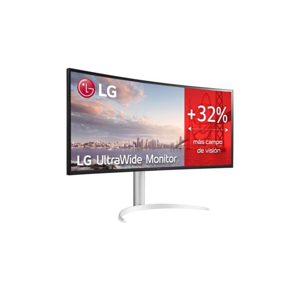 Monitor led ips curvo lg 38wq75c - w 38 pulgadas 3840 x 1600 5ms hdmi display port reg. altura - Imagen 2