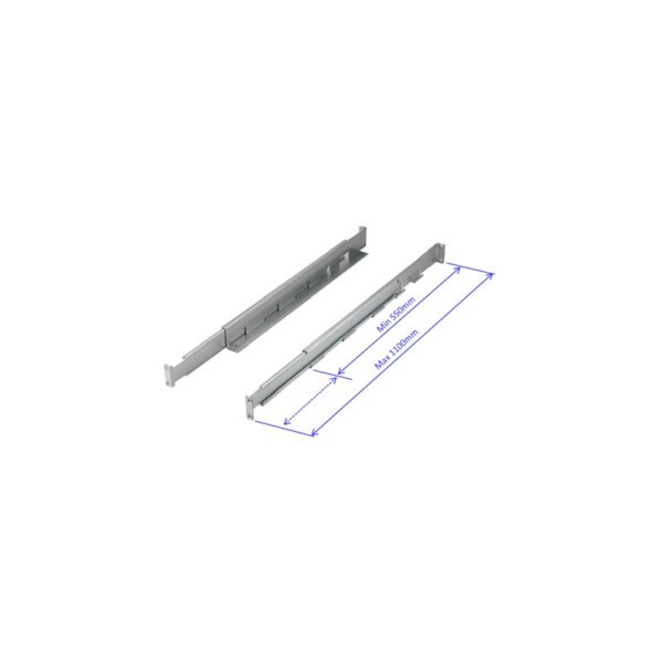 Rack rails salicru 19 pulgadas 1100mm - Imagen 2