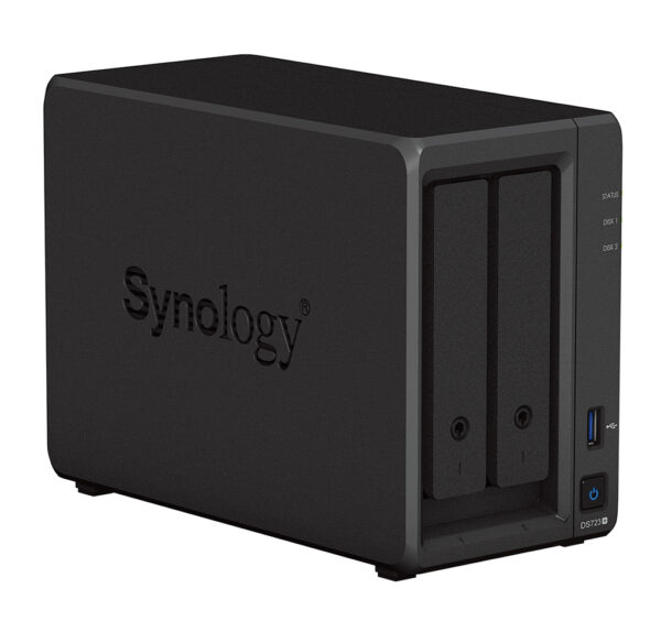 Servidor nas synology disk station ds723+ 2bay 2.6 ghz dc 2gb ddr4 2x gbe 1x usb3.2 gen i 1x esata - Imagen 2
