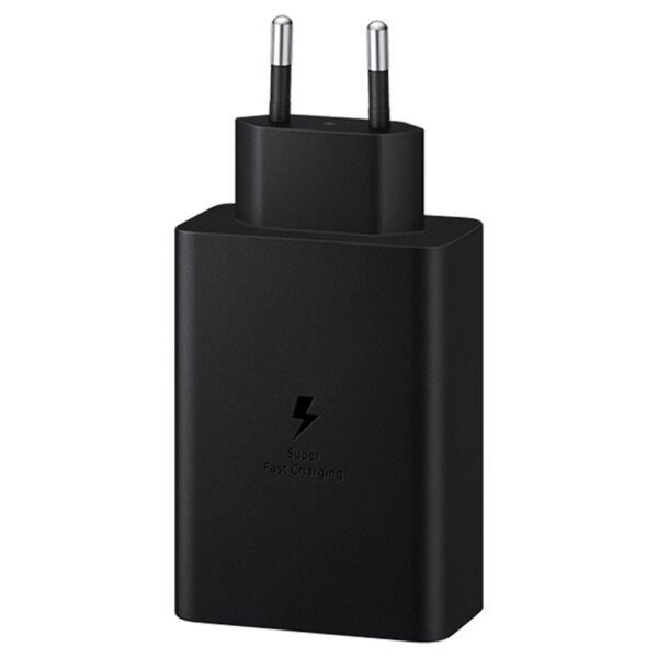 Cargador samsung duo usb tipo a + 2 x usb tipo c negro 65w - Imagen 2