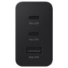 Cargador samsung duo usb tipo a + 2 x usb tipo c negro 65w - Imagen 3