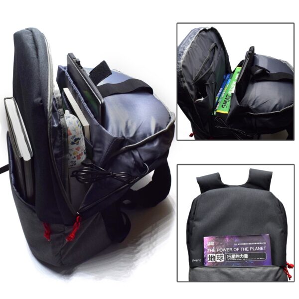 Mochila ewent urban notebook backpack 17.3 pulgadas con puerto de carga usb - Imagen 3