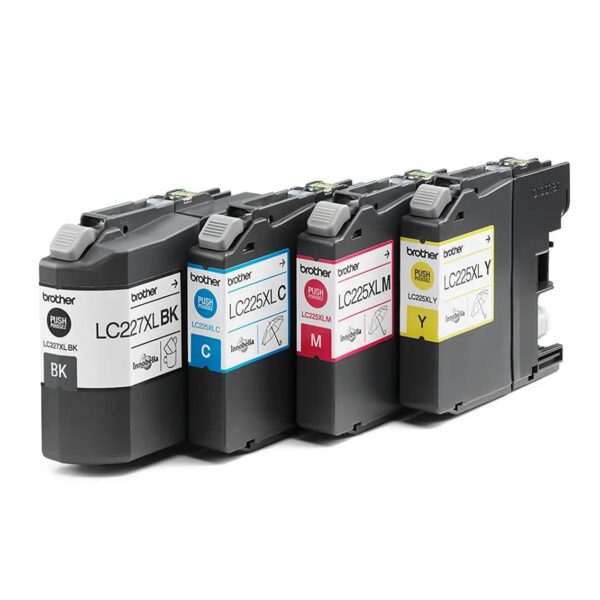 Pack cartuchos tinta brother lc227xlvalbp negro cian magenta amarillo - Imagen 2