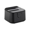 Base dock discos sata conceptronic 2 bahias 2.5 pulgadas -  3.5 pulgadas - usb tipo c - sata - funcion clonacion