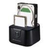 Base dock discos sata conceptronic 2 bahias 2.5 pulgadas -  3.5 pulgadas - usb tipo c - sata - funcion clonacion - Imagen 3