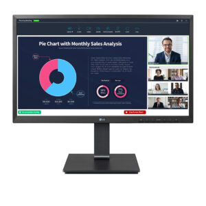 Monitor led ips lg 24bp750c 23.8 pulgadas fhd 5ms hdmi displayport usb - c altavoces reg. altura cam