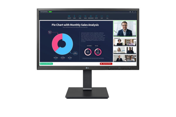 Monitor led ips lg 24bp750c 23.8 pulgadas fhd 5ms hdmi displayport usb - c altavoces reg. altura cam
