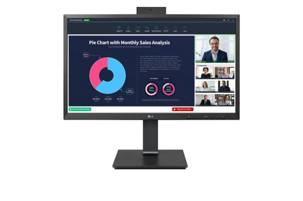 Monitor led ips lg 24bp750c 23.8 pulgadas fhd 5ms hdmi displayport usb - c altavoces reg. altura cam - Imagen 2