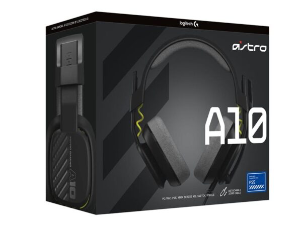 Auriculares con microfono logitech a10 astro gaming gen 2 jack 3.5mm negro - Imagen 2
