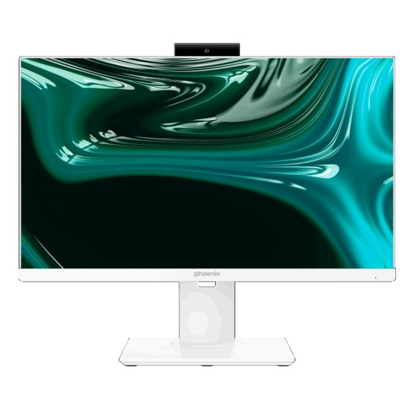 Ordenador pc all in one aio phoenix unity 23.8 pulgadas fhd ajustable altura y rotativo - web cam -  intel i5 12400 - 16 gb ddr4 - 1 tb ssd  blanco windows 11