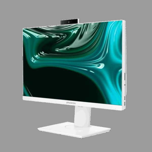 Ordenador pc all in one aio phoenix unity 23.8 pulgadas fhd ajustable altura y rotativo - web cam -  intel i5 12400 - 16 gb ddr4 - 1 tb ssd  blanco windows 11 - Imagen 2